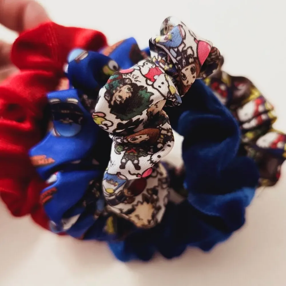 NWT My Hero Academia X Hello Kitty And Friends Scrunchie Set